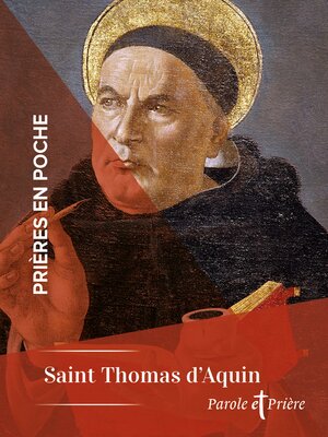cover image of Prières en poche--Saint Thomas d'Aquin